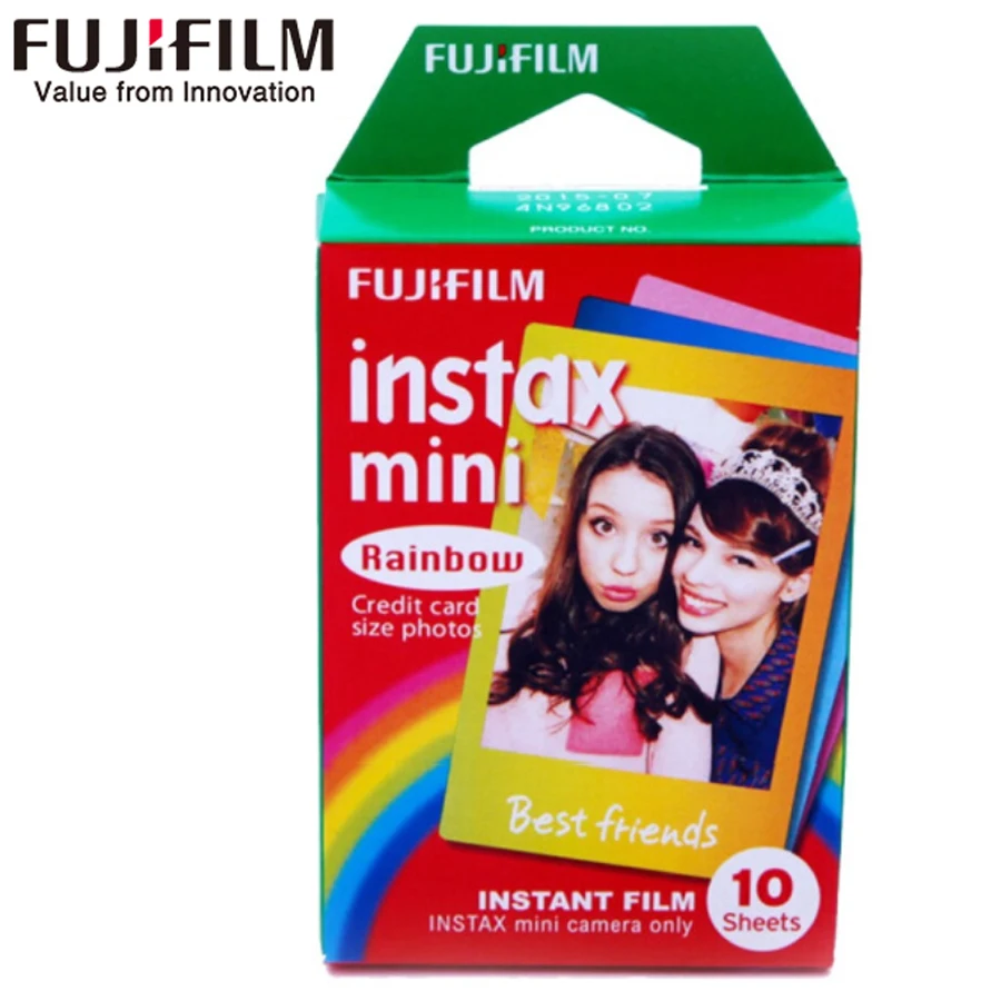 10 листов Fujifilm Fuji Instax Mini 8 пленка Радужная мгновенная камера для 7s 7 50s 50i 90 25 dw Share SP-1