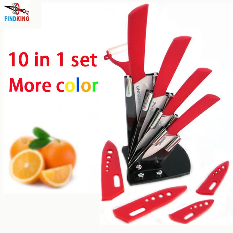 Набор керамических ножей 3 6 дюймов с овощечисткой ножом и держателем|gifts for men