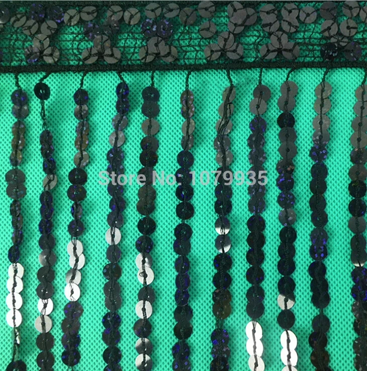 15yards15CM ширина блестками бахрома отделка Кружева для латинских танцев платье