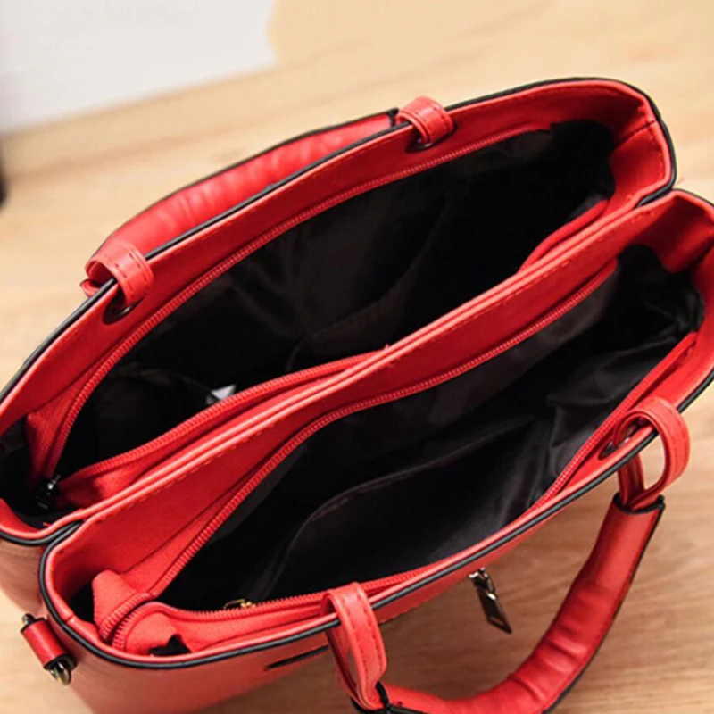 Fondhere Большая вместительная женская сумка из искусственной кожи женские сумки