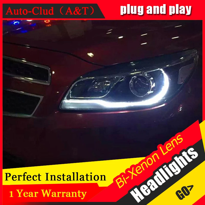 Автоматический Clud стайлинга автомобилей Для Chevrolet фары Malibu светодиодный DRL