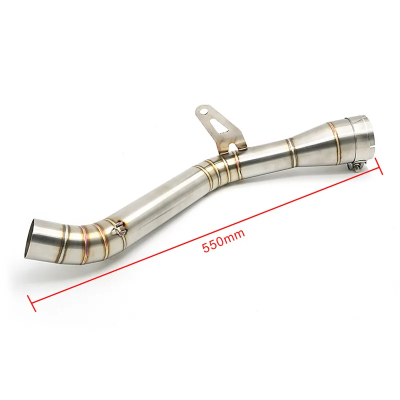 

For Kawasaki Z900 Ninja 900 Z 900 Motorcycle Full Exhaust Middle Pipe Contact Mid Link Pipe Muffler Slip On 51mm Stainless Steel