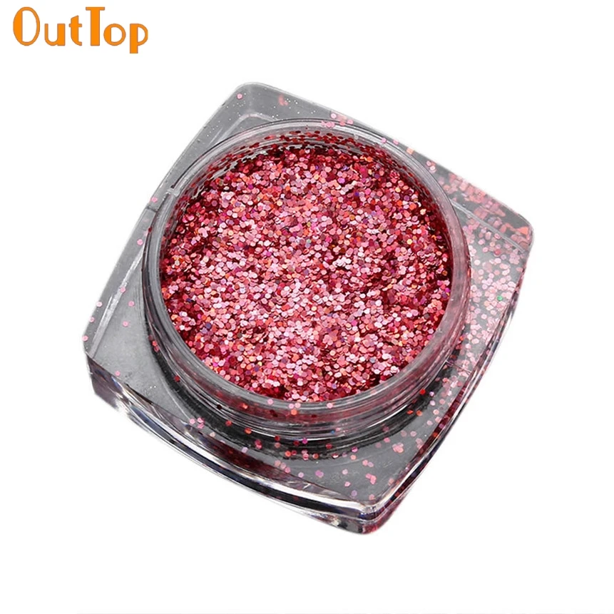 OutTop ColorWomen 1 5 г мини шестигранные блестки наконечники для украшения ногтей