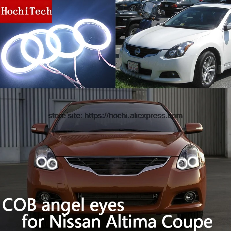 Светодиодная лампа COB белого цвета с ангельскими глазами без ошибок для Nissan Altima
