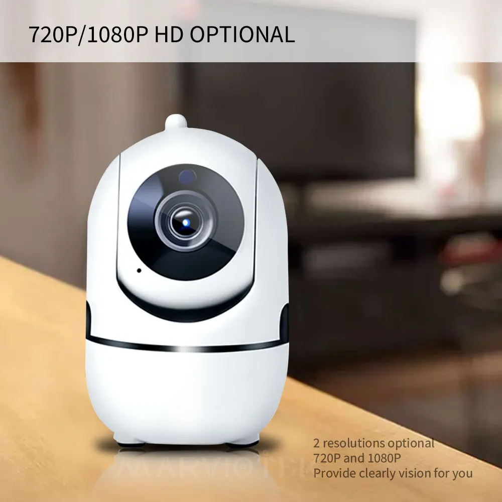 720P Беспроводная ip камера wifi мини HD с функцией автоматического слежения ptz