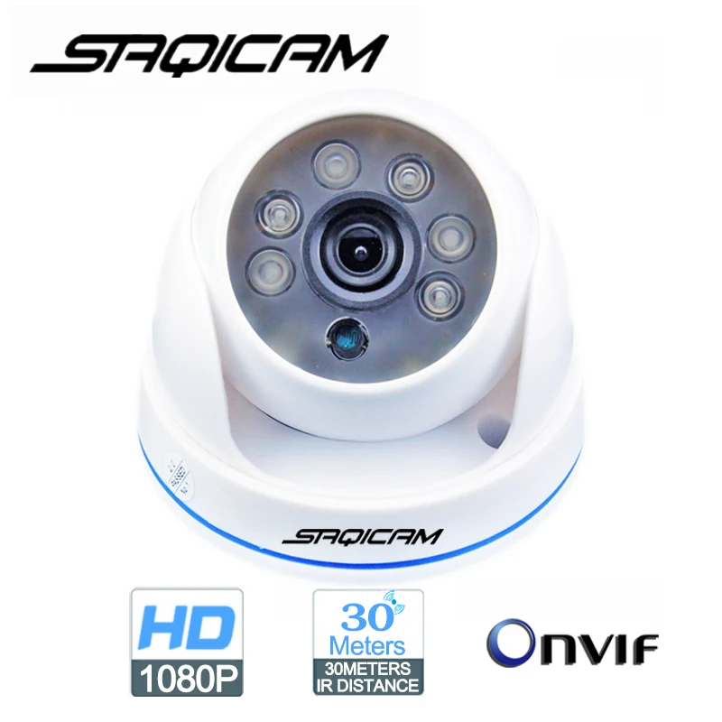 Saqicam Full HD 1080P 2MP IP камера сеть ONVIF CCTV Домашняя безопасность ИК Ночное Видение