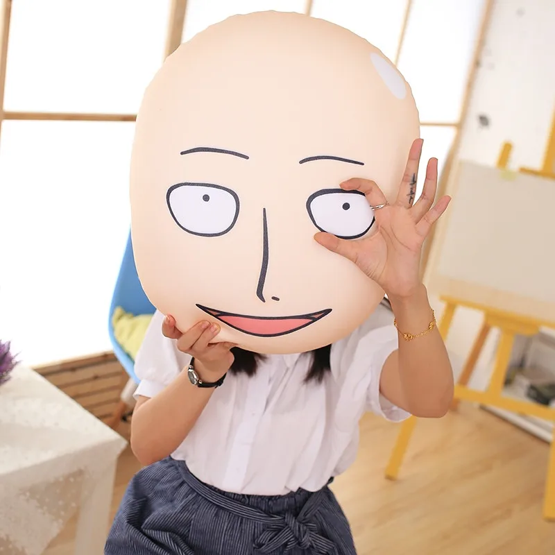 1 шт. 25 см аниме One Punch подушка в мужском стиле Сайтама ONE PUNCH MAN/лысый Супермен