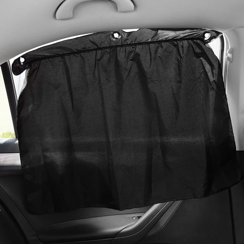 Car 70x52cm Two sided Cover Protection Universal Sun Shield Auto Styling Sunshade Suction Cups Window Curtain UV Mesh|Орнаменты| |