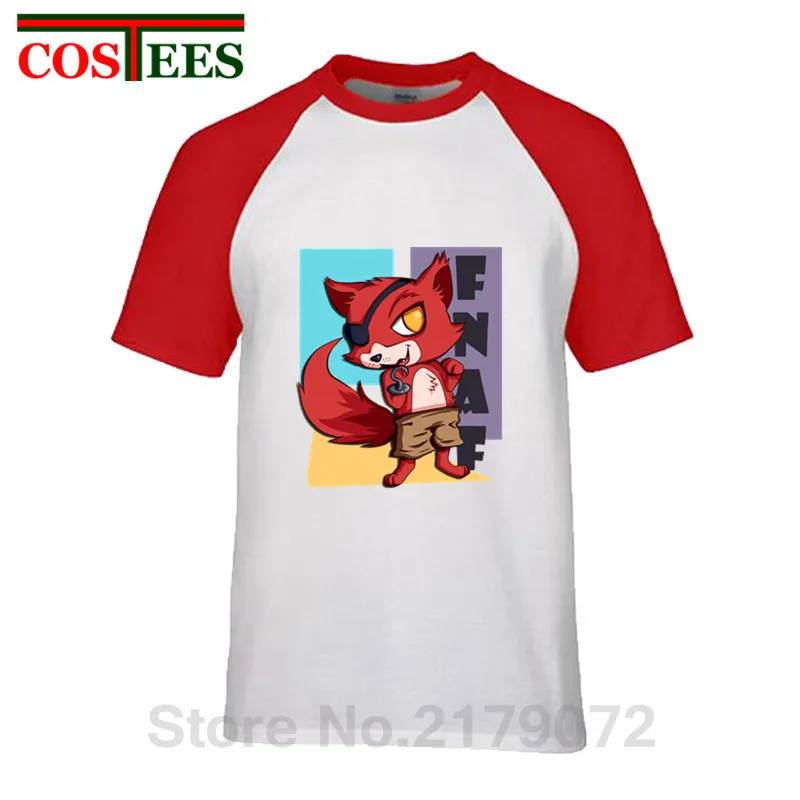 Мужские футболки Foxy FNAF Freddy новая летняя футболка в стиле хип хоп плюшевая с