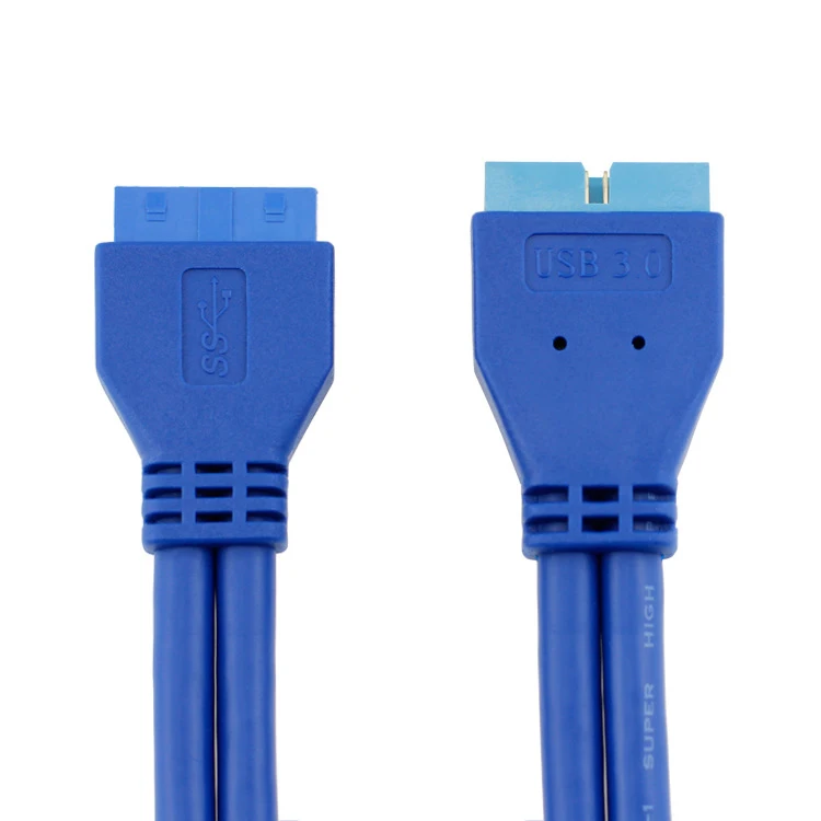 Удлинительный кабель Great-Q 20-контактный переходник с разъемом Мама на USB 3 0 20