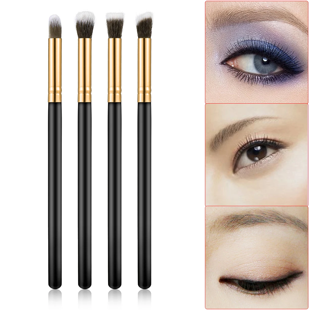 Профессиональный 4 шт./компл. набор кистей для глаз тени век тушь ресниц кисть