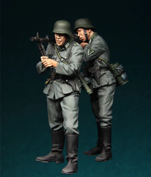 1/35 модельная фигурка из смолы Kit немецкая пехота Второй мировой войны в действии