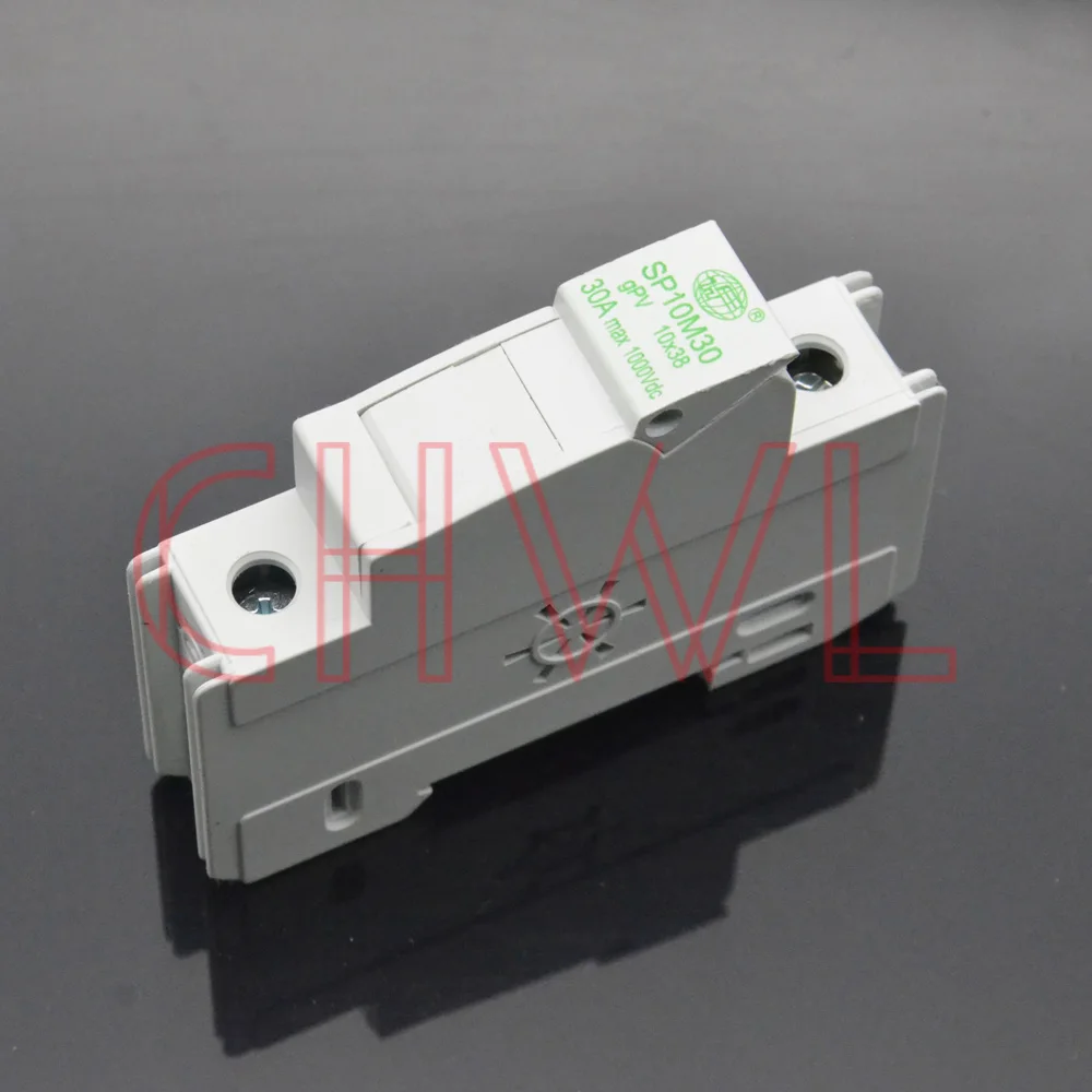 5 шт./лот держатель предохранителя для панели солнечных батарей 35 мм din rail pv