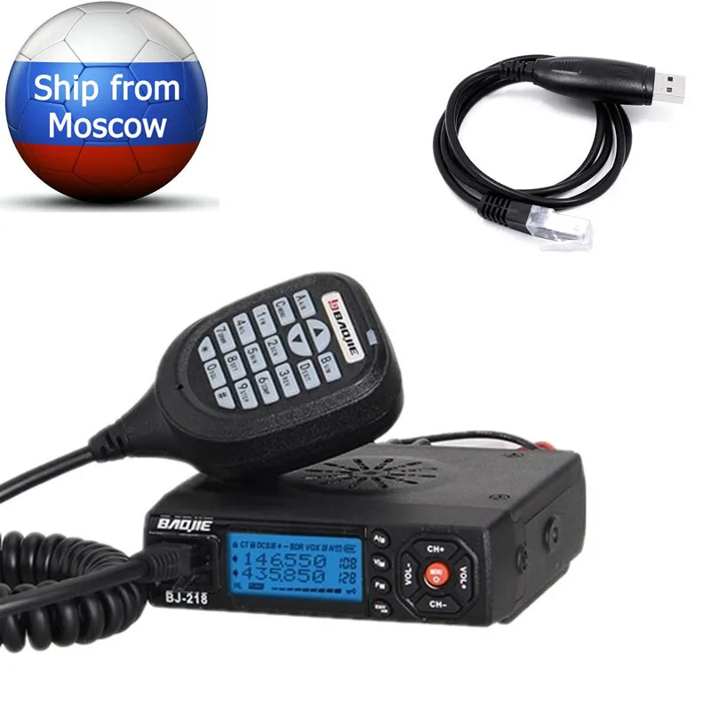Портативная мини рация Baojie 10 км 25 Вт Двухдиапазонная VHF/UHF 136 174 МГц 400 470 каналов