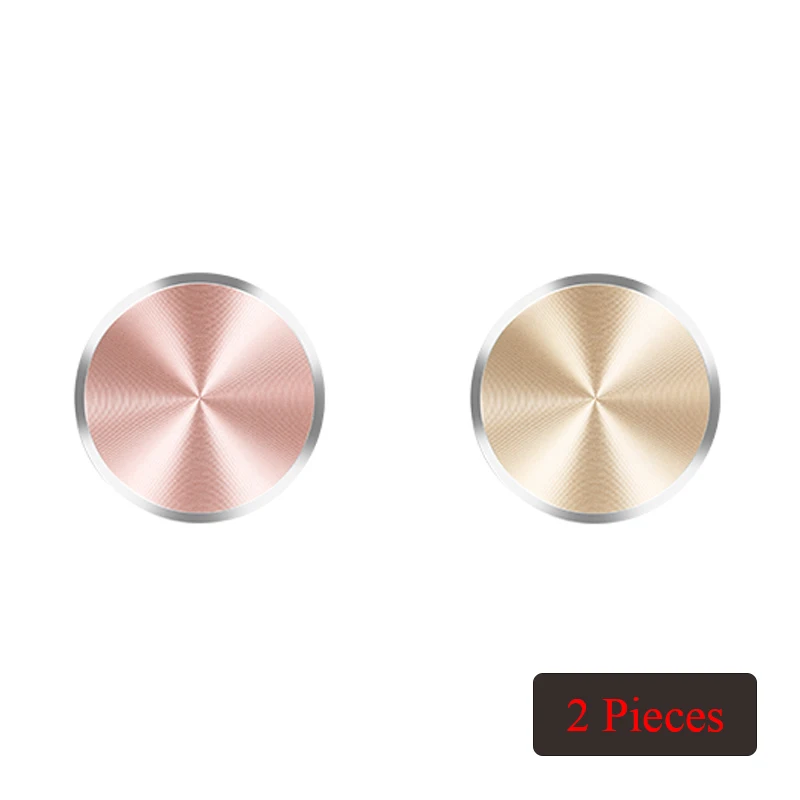 1 Rose gold 1 Gold Fimilef CD линии пластина железная наклейка для магнитного автомобильного держателя телефона Универсальная металлическая пластина крепление Магнитный держатель аксессуар железный лист - Цвет: 1 Rose gold 1 Gold
