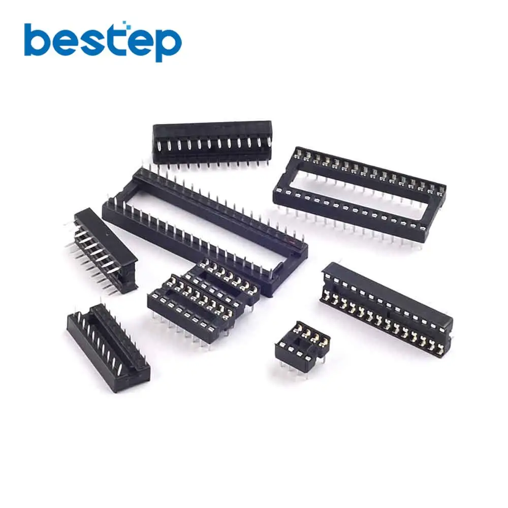 45 шт. Ассорти DIP IC розеток 8 14 16 18 20 24 28 32 40 по 5 шт.|socket surge|socket hexic power |