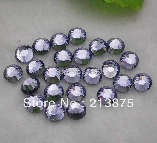 Wholesale SS30 6mm Silver-plated bottom Flat Back Crystals Rhinestone Light Purple 288pcs/bag Garment Accessories 6# | Дом и сад