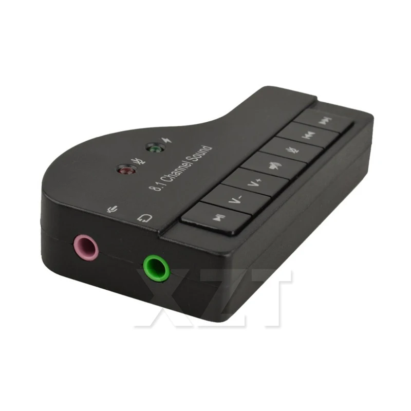 Внешняя звуковая карта в форме пианино USB 2 0 8 1 каналов | Компьютеры и офис