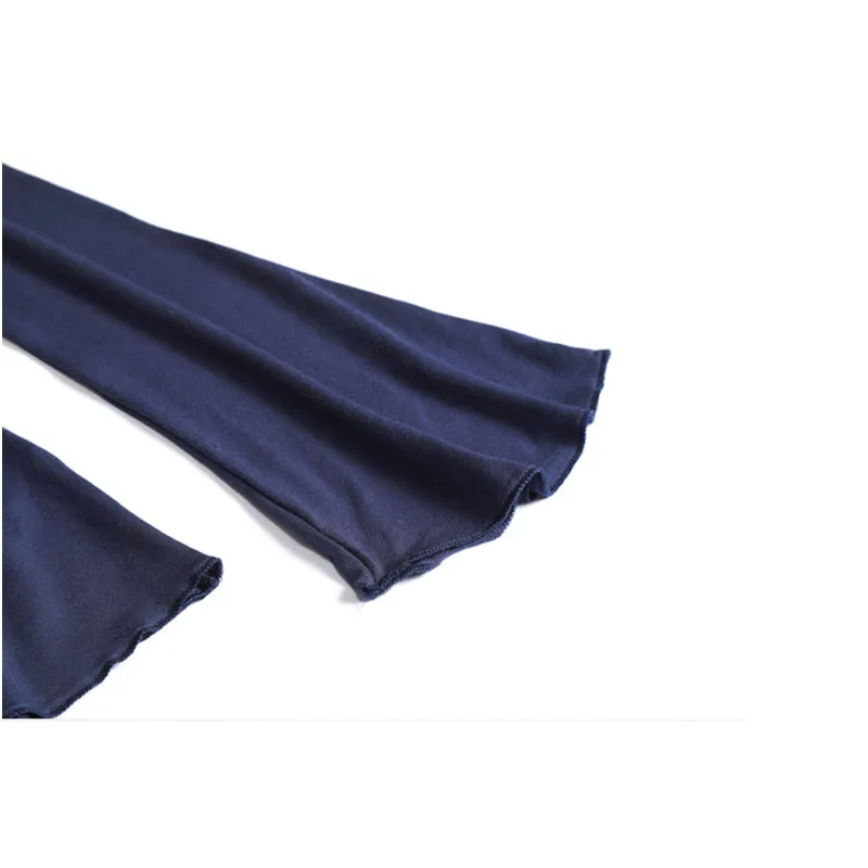

Autumn and winter new bottoming shirt trumpet sleeves regular sleeves slim slimming ladies shirts wild high collar shirt W67