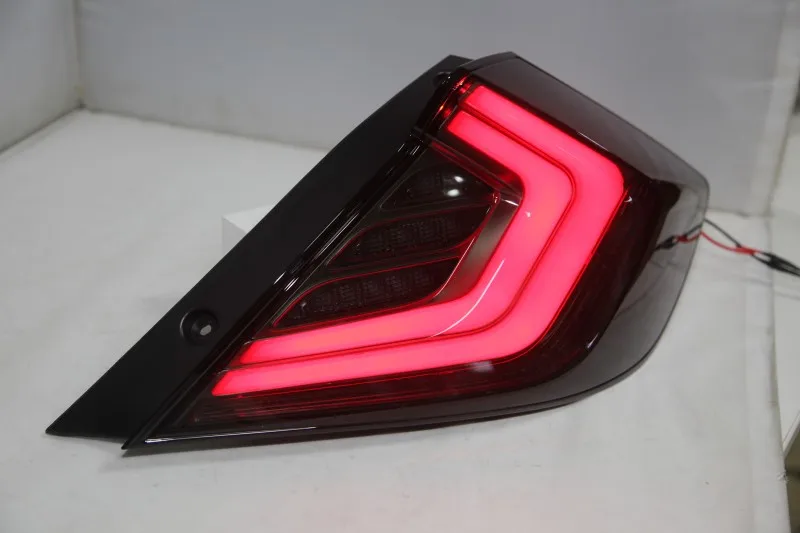 Светодиодный задний светильник для HONDA Civic, 2012, 2013 лет, дымчатый черный Задний светильник s, задний фонарь с обратной парковкой, поворотным сигналом для бега