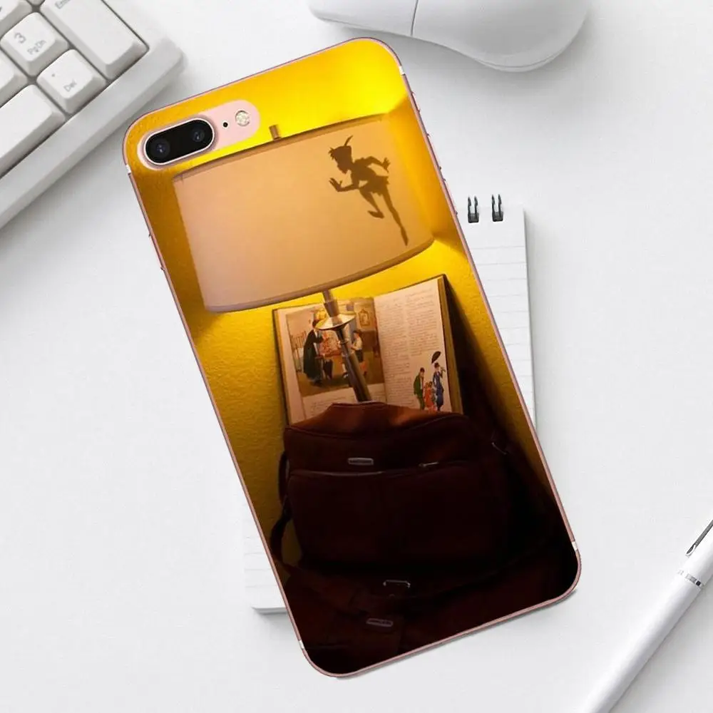 Qdowpz чехол для Galaxy Alpha Core Prime Note 4 5 8 S3 S4 S5 S6 S7 S8 S9 mini edge Plus Peter Pan Mary Poppins Wizard on.