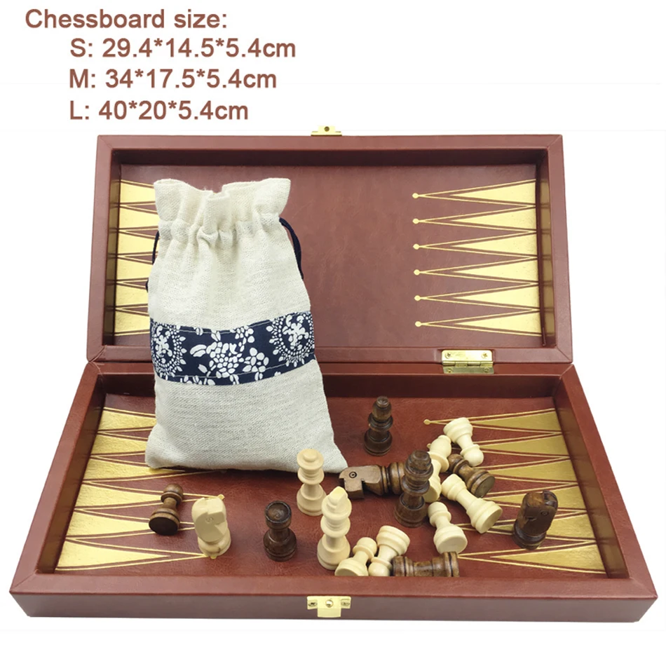 Деревянный Шахматный набор 79 мм Chessman Международная шахматная игра складной из