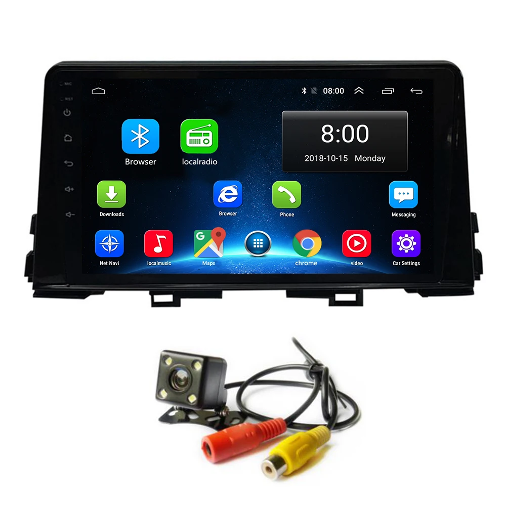 Android 8 1 автомобильный навигационный GPS радиоприемник для Kia Picanto Morning 2016 2018