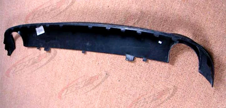 ABT Стиль Высокое качество Настоящее углеродное волокно автомобиля Двойной выход