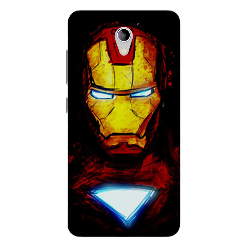 Очаровательные персонажами Marvel Капитан Америка чехол для телефона zte Blade A510 BA510 на заднюю панель с изображением Человека-паука из мягкого ТПУ для zte лезвие A510 оболочки - Цвет: For ZTE A510 C01
