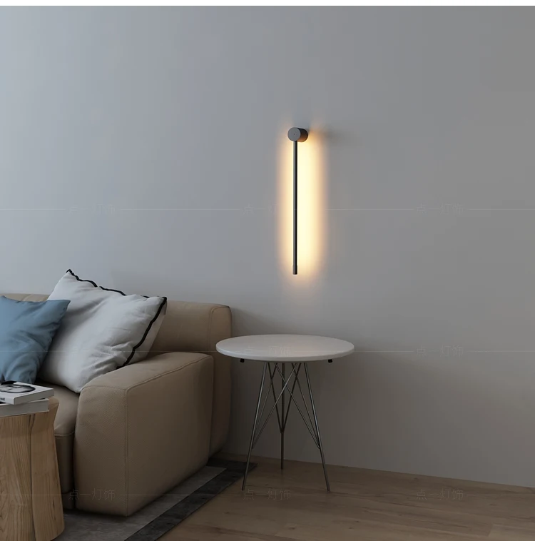 Nordic Modern Wall Light Bathroom Mirror Light LED Wall Sconce Light Fixture Living Room Decoration Bedroom Lamp Vanity Lighting