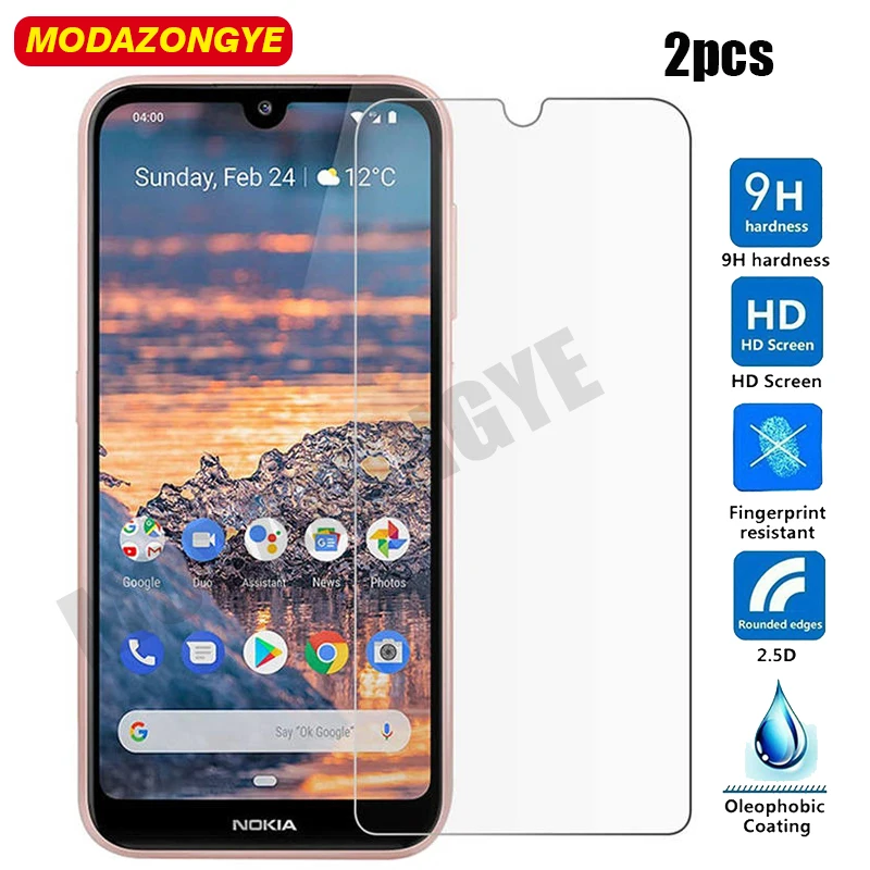 Закаленное стекло для Nokia 4 2 шт. Защитное экрана TA 1157 1150 1133 1149 1152 Nokia4.2 защитная