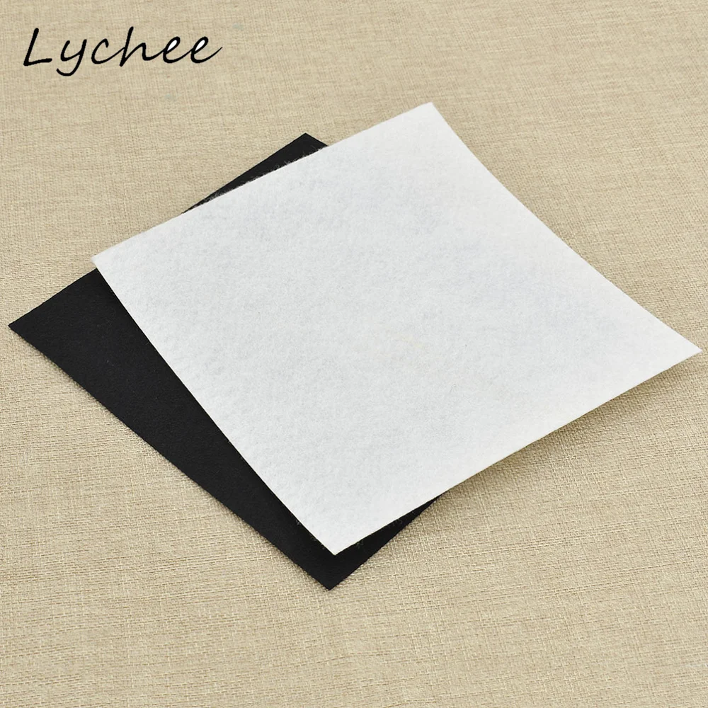 Lychee 6 шт 20*20 см Черно-белый нетканый фетровый материал сделай сам поделки ручной