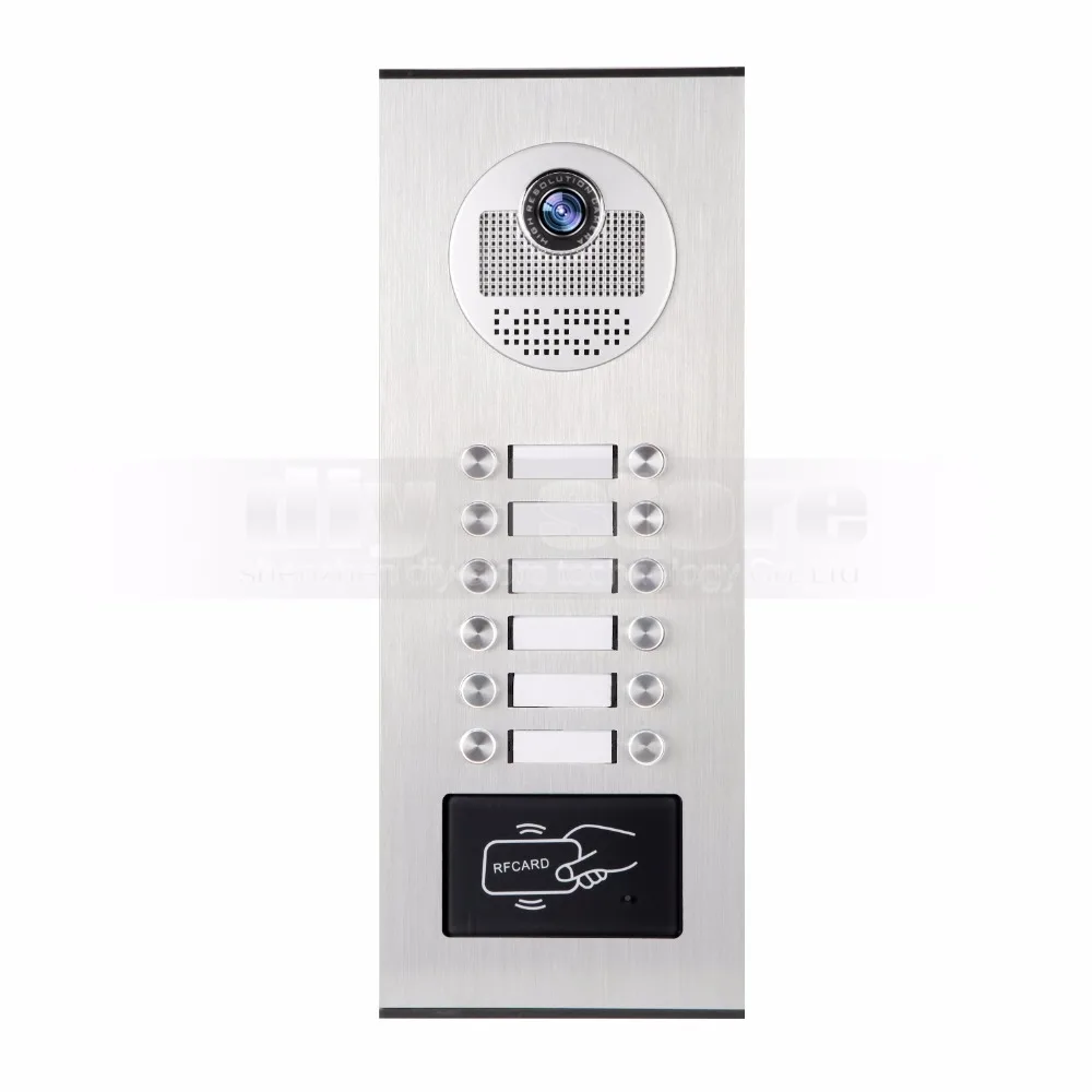 Видеодомофон DIYSECUR 4 3 дюйма 700 TVLine инфракрасная камера встроенный RFID-ридер для