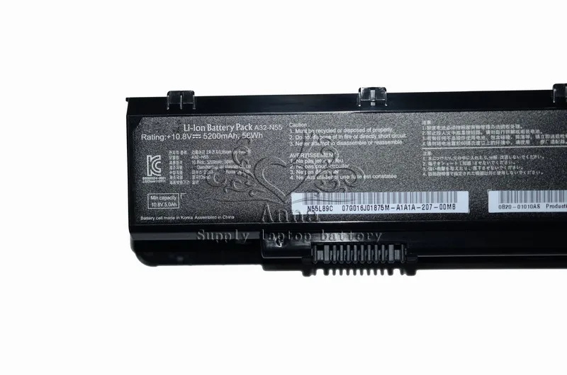 Оригинальный аккумулятор JIGU для ноутбука Asus N45 N45E N45S N45F N45J N45JC N45SJ N45SN N45SF N55 N55S N75 N75E