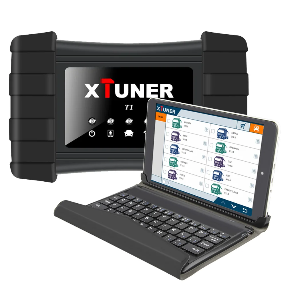 Xtuner T1 WI FI & USB OBD 2 Autoscaner инструмент для тяжелых грузовиков авто интеллигентая (ый)