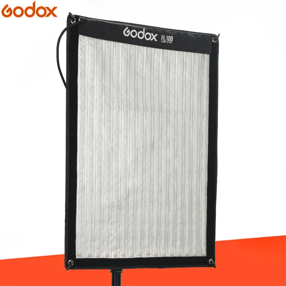 Новые гибкие портативные светодиодные лампы Godox FL100 подходят для портретной