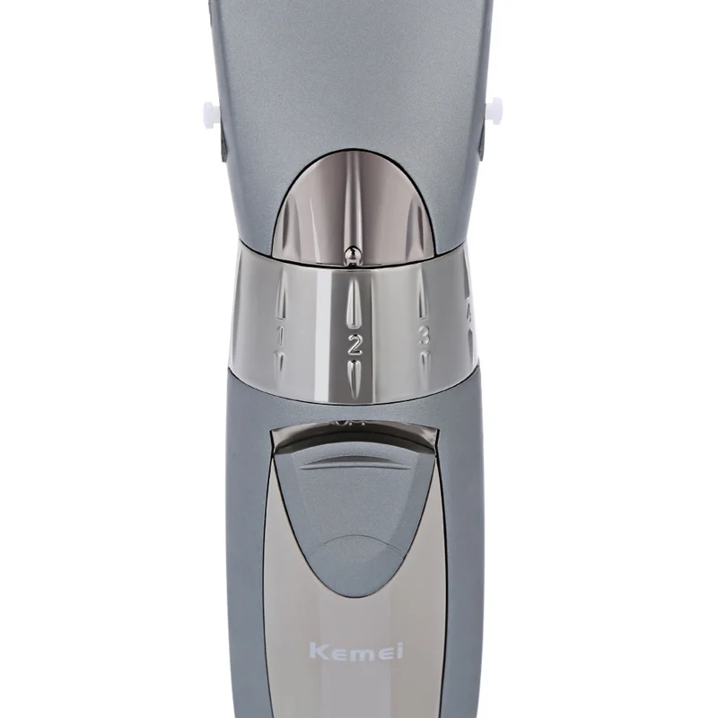 Мужской Регулируемый перезаряжаемый электрический триммер для волос kemei машинка