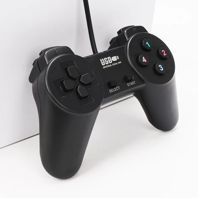 2018 USB проводной ПК игровой контроллер геймпад ударопрочный Вибрационный