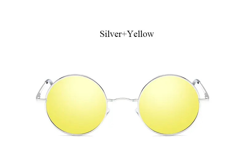 2017 Новая мода Круглый Для женщин Солнцезащитные очки для мужчин Малый Размеры