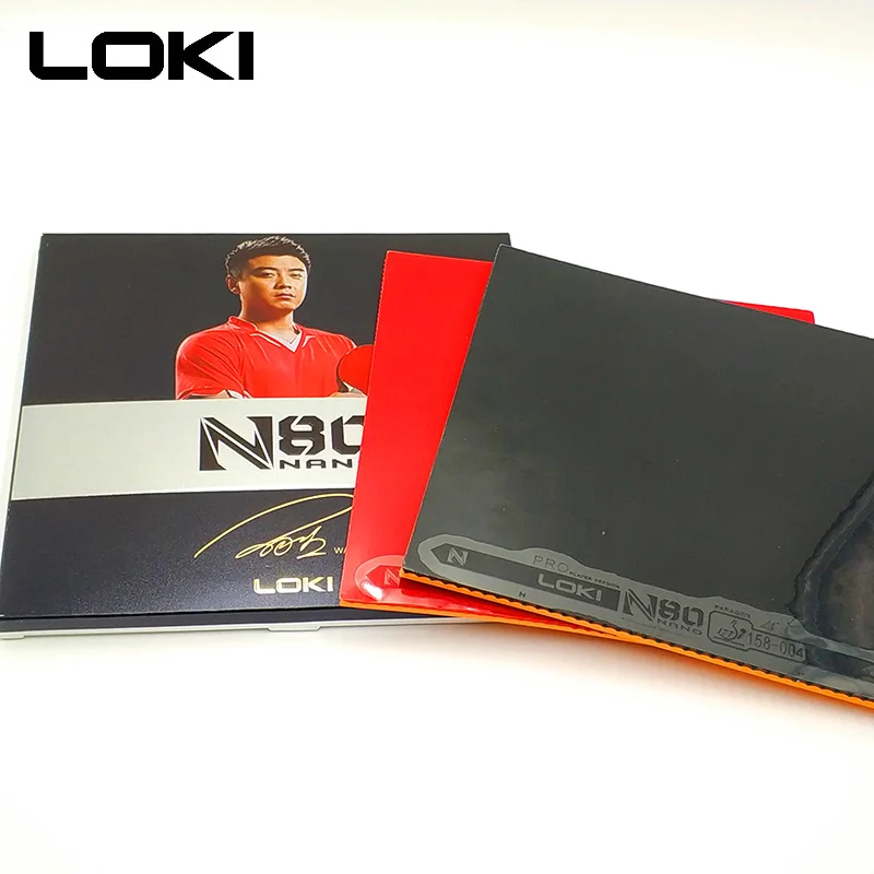 

LOKI N80 High-density Yellow Sponge Table Tennis Rubber Pips In High Sticky Strong Spin Ping Pong Rubber for Loop and Control