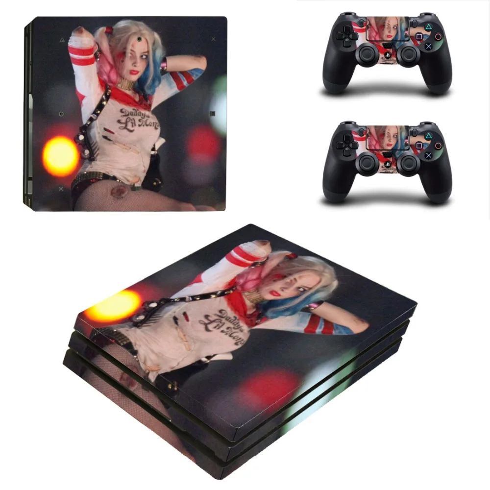 Отряд Самоубийц Harley Quinn PS4 Pro наклейка на кожу Виниловая для консоли Playstation 4 и 2
