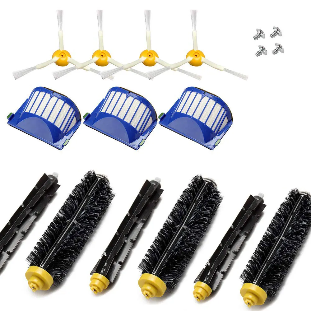 14pcs kit Комплект аксессуаров для iRobot Roomba пылесос 600 серии 690 680 660 651 650& 500 серии - Цвет: 14pcs kit