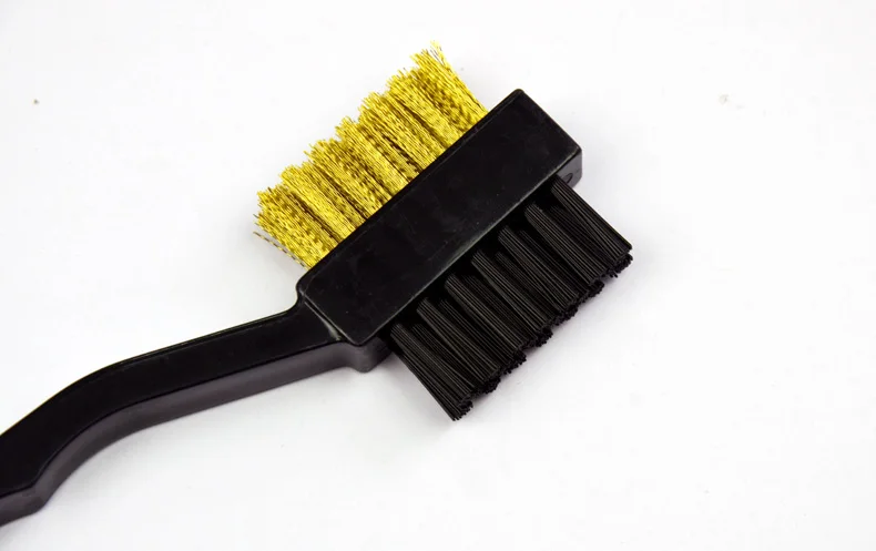 Щетка для чистки Golf Club двусторонняя щетка щетиной из железа и дерева ОЕМ|groove