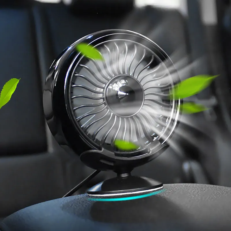 Портативный мини-вентилятор для охлаждения автомобиля с USB многофункциональный