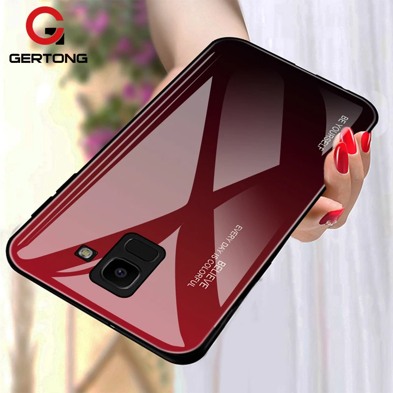 Чехол из закаленного стекла для Samsung Galaxy J4 J6 Plus J8 2018 A22 A82 A32 A72 A52 A6 A8 A7 2018|Бамперы| |