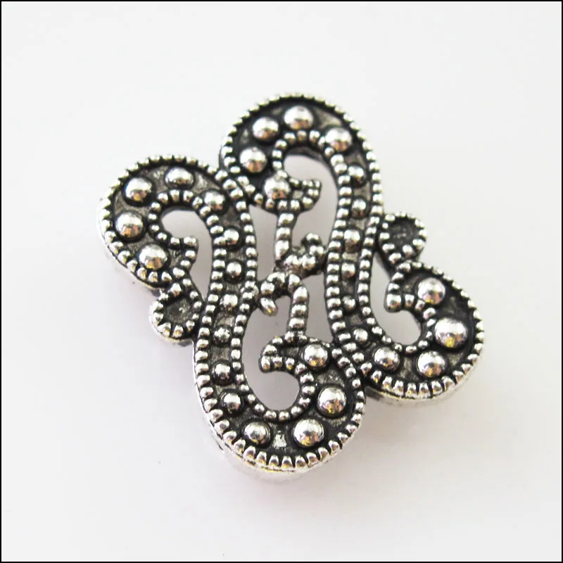 

12Pcs Tibetan Silver 2-2 Hole "S" Spacer Bar Beads Connectors Charms 14x17.5mm