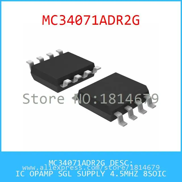 Бесплатная Доставка 3 Шт./лот MC34071ADR2G IC ОПЕРАЦИОННЫЕ УСИЛИТЕЛИ SGL ПИТАНИЯ 4.5 МГЦ 8 SOIC