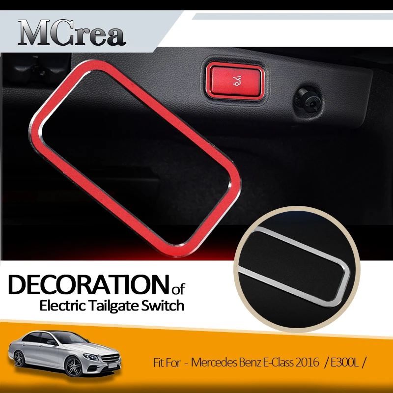MCrea автомобильный Стайлинг рамы для Mercedes Benz W213 E класс 2016 2017 2018 электронный задний