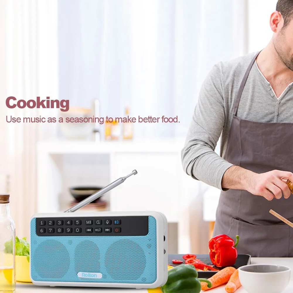Rolton E500 беспроводной Bluetooth динамик Портативный 6 Вт HiFi стерео TF музыкальный проигрыватель цифровой FM радио Светодиодный дисплей микрофон