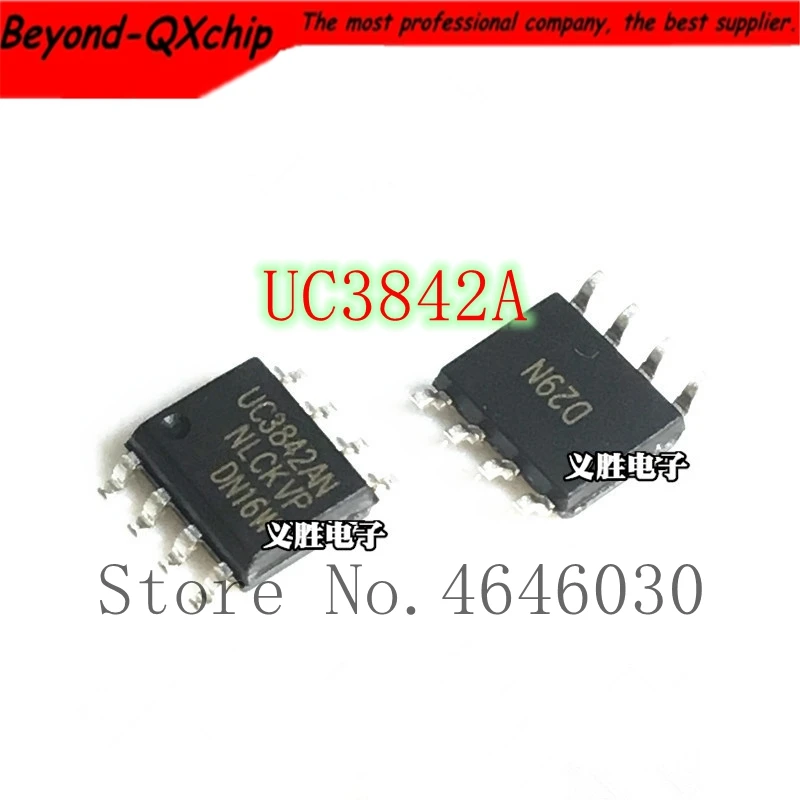 Бесплатная доставка 200 шт./лот UC3842A SOP8 UC3842 SOP UC3842B SMD лучшее качество | Электронные